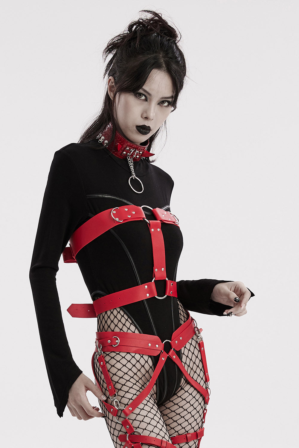 red chest harness