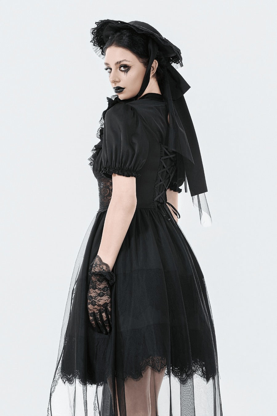 vintage goth inspired hat