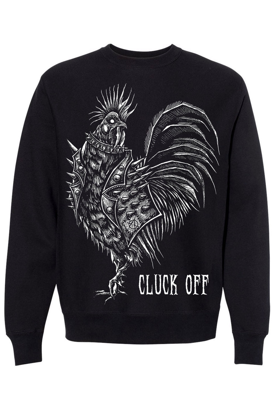 Punk Rock Chicken Sweatshirt