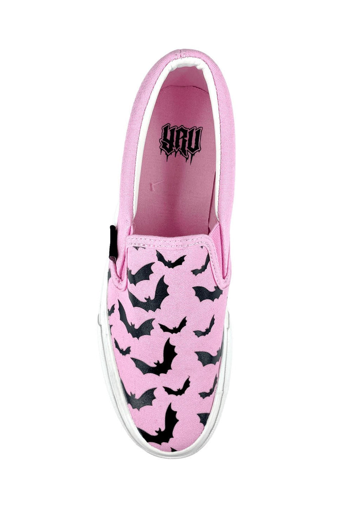 Chill Bat Platform Sneakers [PINK/BLACK] - womens shoes - VampireFreaks - YRU