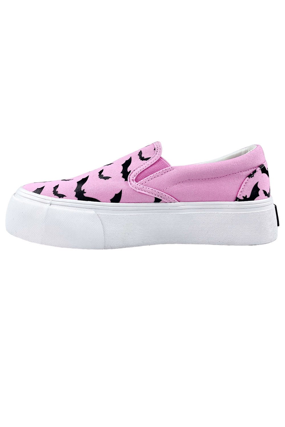 Chill Bat Platform Sneakers [PINK/BLACK] - womens shoes - VampireFreaks - YRU