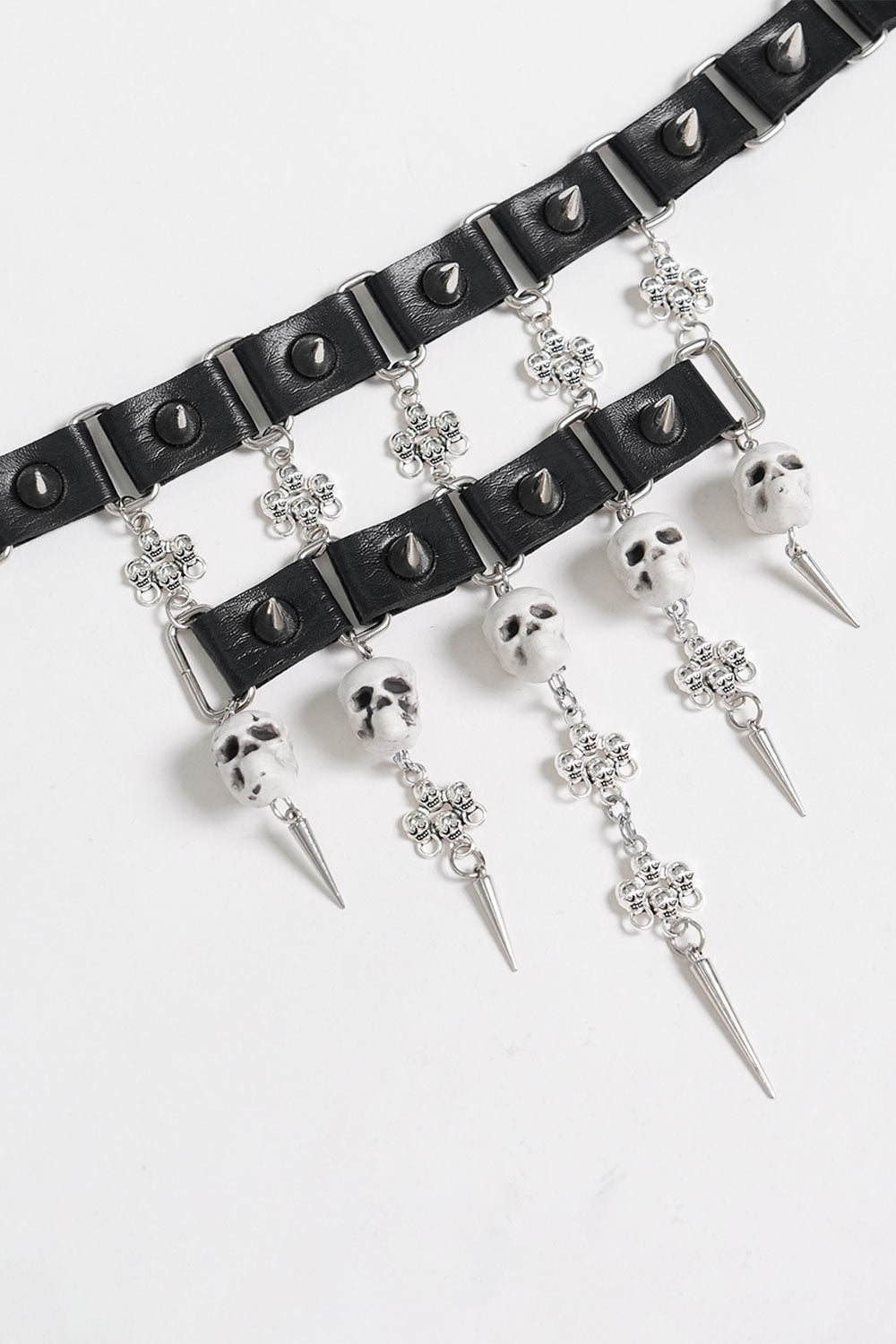 Spiked punk choker