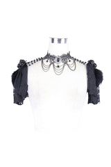 goth lace shoulder shoulder harness
