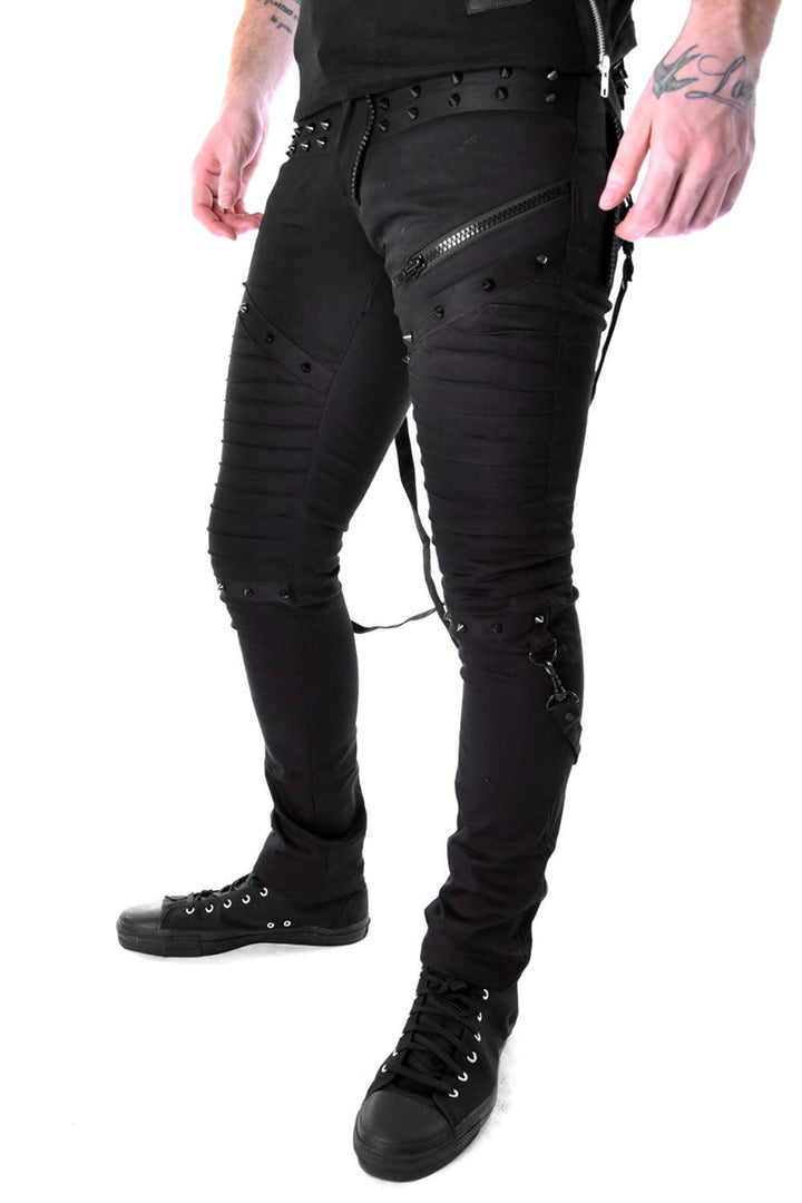 Chrome Pants - mens pants - VampireFreaks - Poizen Industries