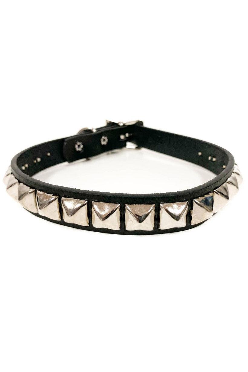 Chronic Chaos Pyramid Stud Choker - chokers - VampireFreaks - Funk Plus