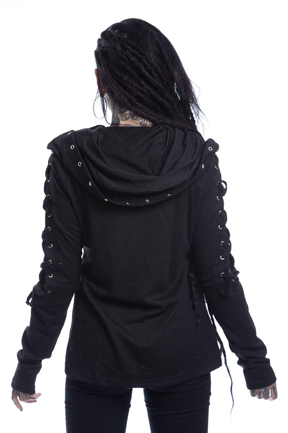 Circle Hoodie - womens outerwear - VampireFreaks - Poizen Industries
