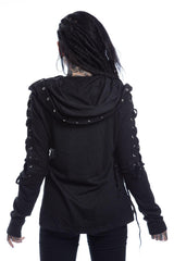 Circle Hoodie - womens outerwear - VampireFreaks - Poizen Industries