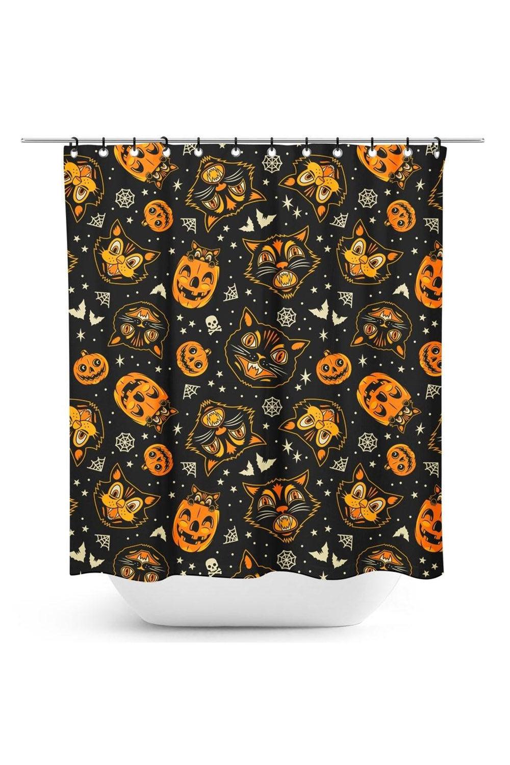 Classic Halloween Shower Curtain - housewares - VampireFreaks - Sourpuss