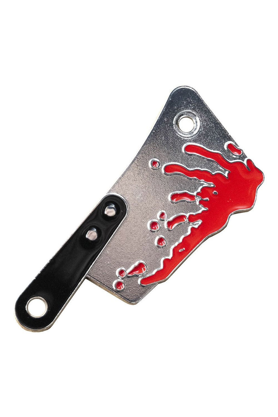 Cleaver Blood Splatter Enamel Pin - pins & patches - VampireFreaks - Kreepsville