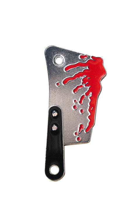 Cleaver Blood Splatter Enamel Pin – VampireFreaks
