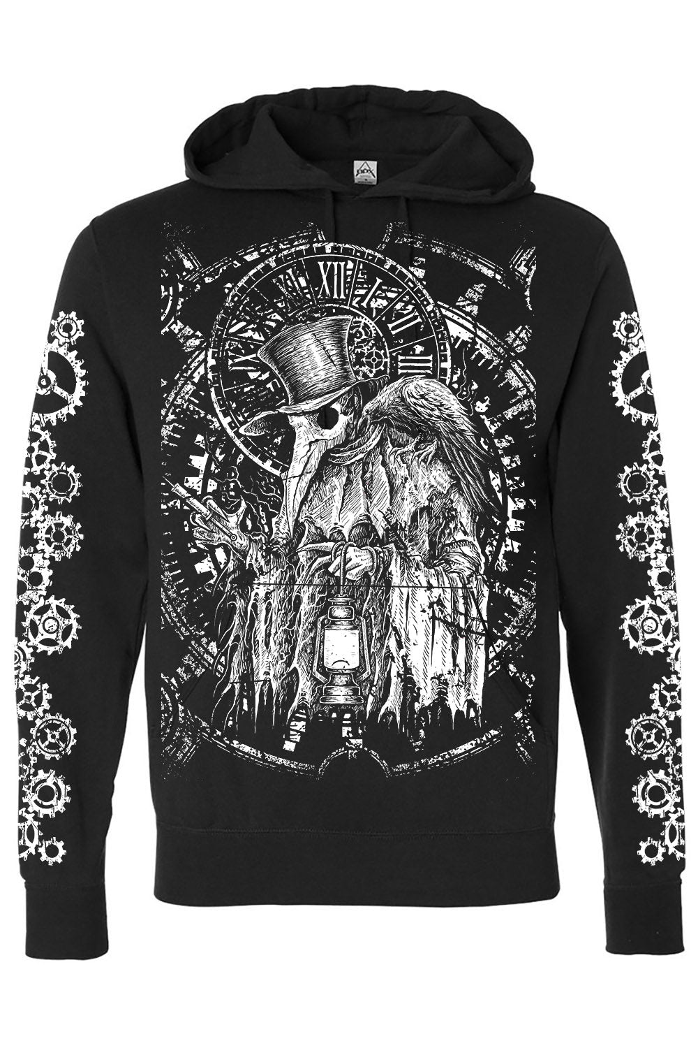 Clockwork Plague Doctor Hoodie [Zipper or Pullover] - mens outerwear - VampireFreaks - VampireFreaks