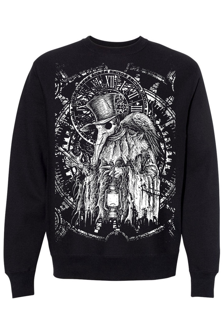 Clockwork Plague Doctor Sweatshirt - mens outerwear - VampireFreaks - VampireFreaks