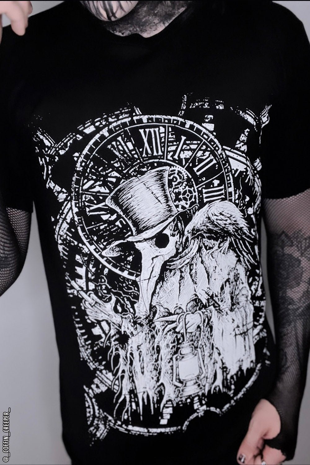 Clockwork Plague Doctor T-shirt - graphic t-shirt - VampireFreaks - VampireFreaks