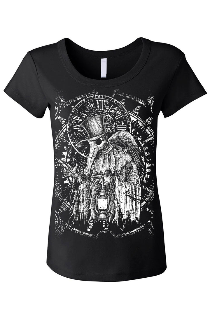 Clockwork Plague Doctor T-shirt - graphic t-shirt - VampireFreaks - VampireFreaks