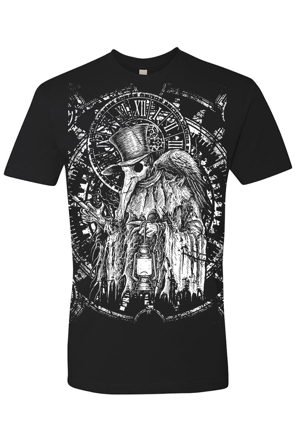 Clockwork Plague Doctor T-shirt - graphic t-shirt - VampireFreaks - VampireFreaks