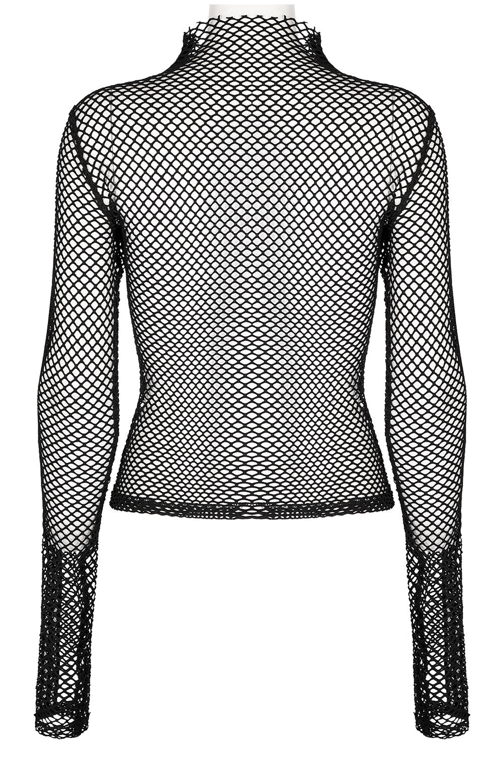 Club Creature Fishnet Top [BLACK] - womens tops - VampireFreaks - Punk Rave