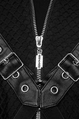 Club Creepture Leather Dress - dresses - VampireFreaks - Punk Rave
