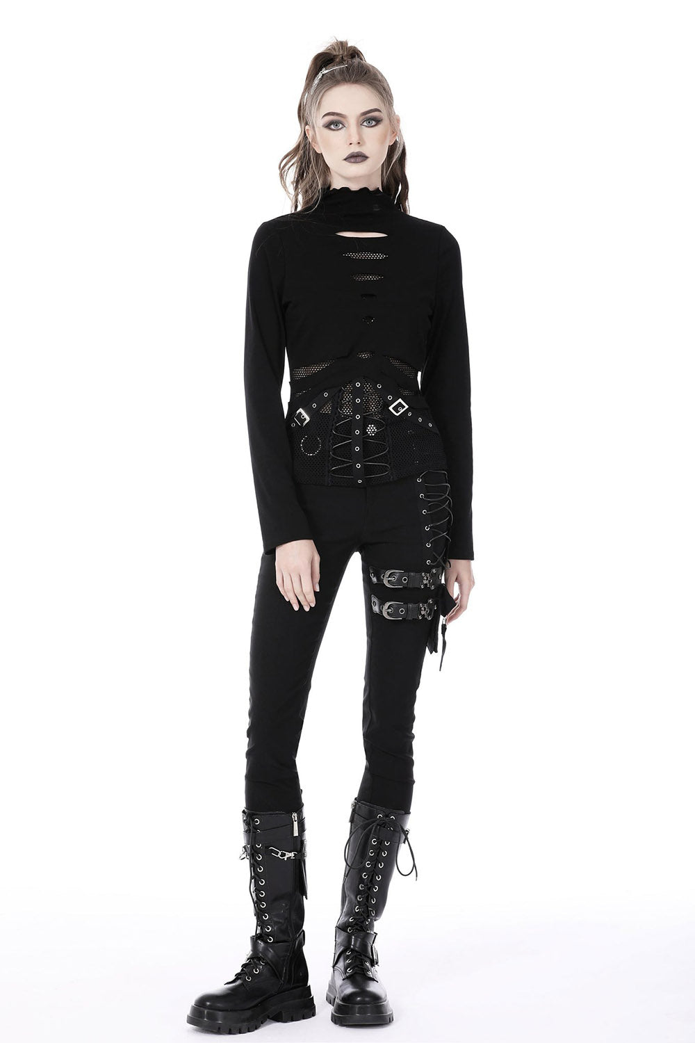 gothic streetstyle top for women