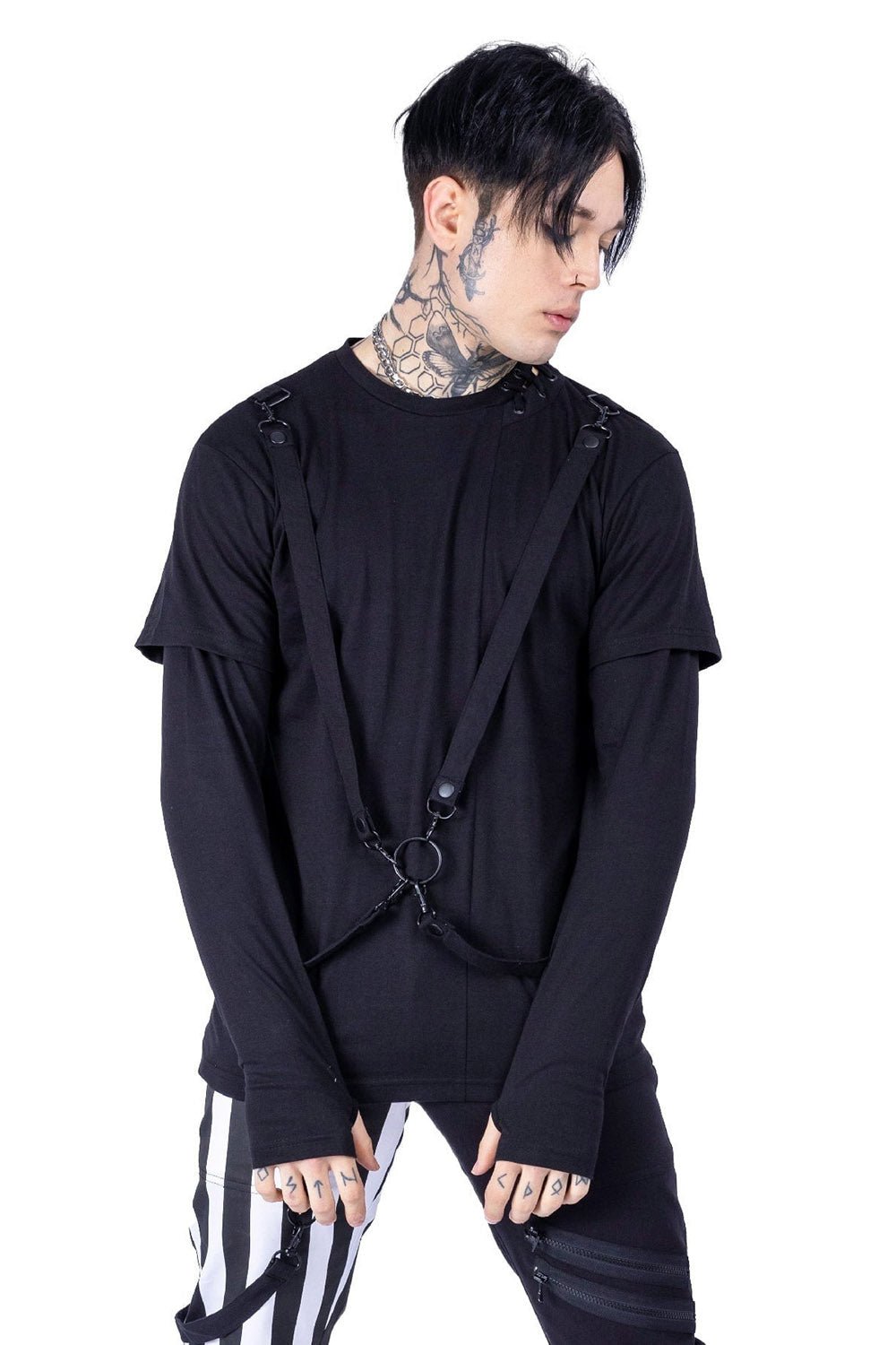 Cobain Top - mens tops - VampireFreaks - Poizen Industries