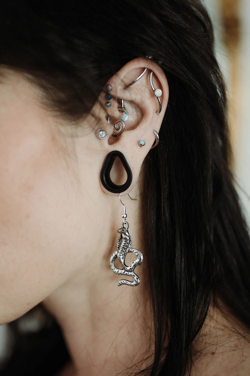 Cobra Earrings - jewelry - VampireFreaks - The Pretty Cult