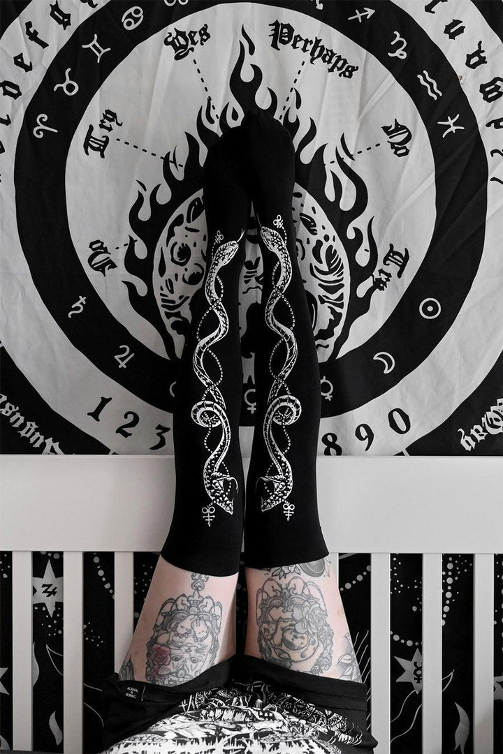 Cobra Maiden Stockings - socks & stockings - VampireFreaks - Killstar