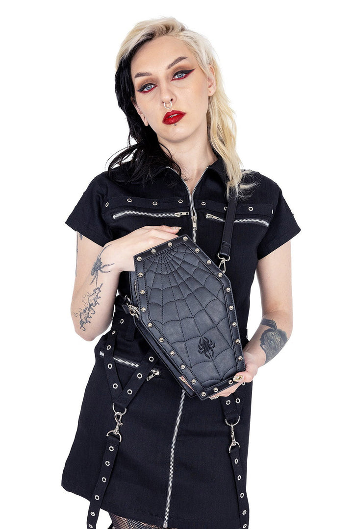 gothic coffin backpack