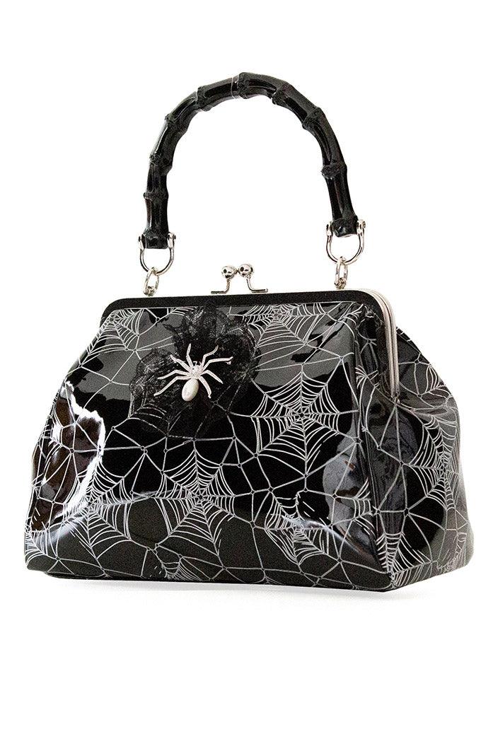 Cobweb Coven Handbag - bags & wallets - VampireFreaks - Banned Apparel / Lost Queen