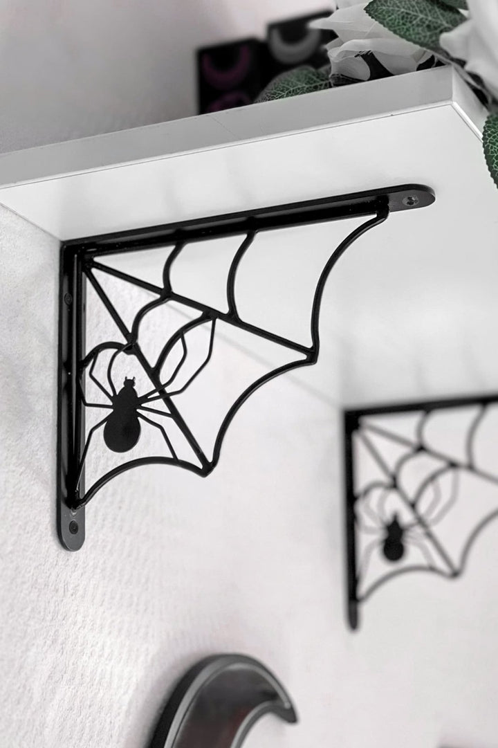 Cobwebs Shelf Brackets [Set Of 2] - housewares - VampireFreaks - Killstar