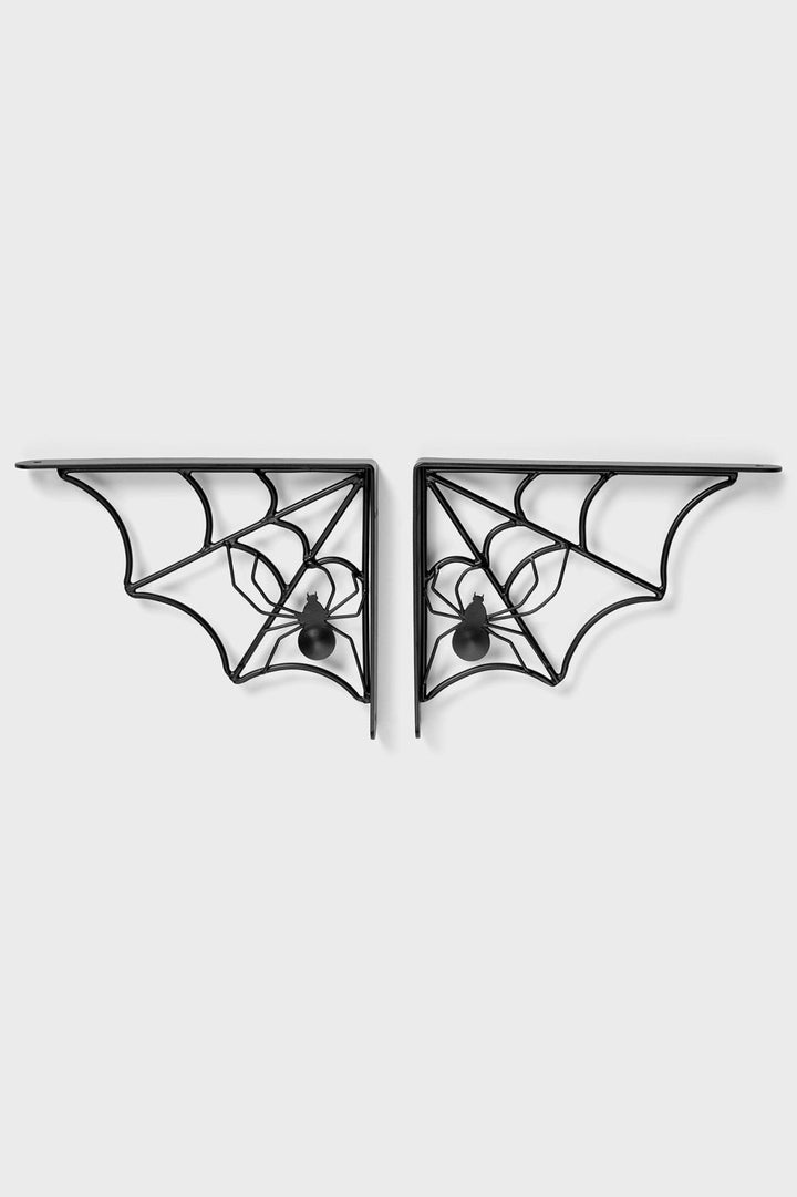 Cobwebs Shelf Brackets [Set Of 2] - housewares - VampireFreaks - Killstar