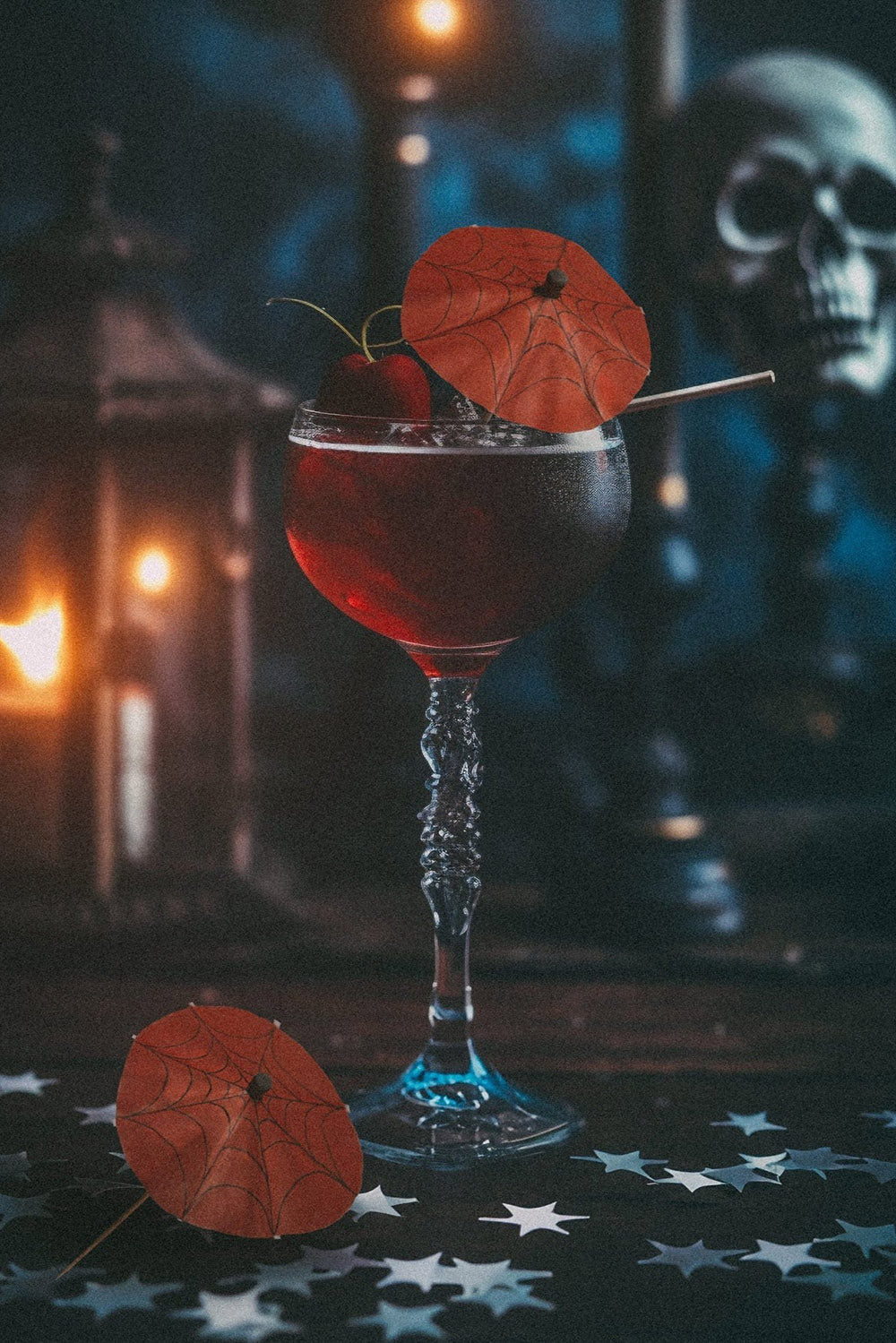 Sombrillas de cóctel Vampwebs [paquete de 15]