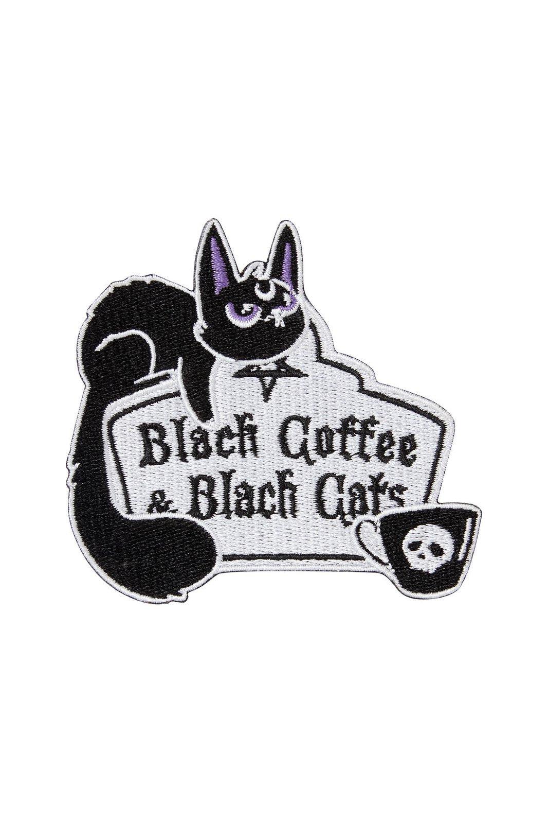 Coffee & Cats Patch - pins & patches - VampireFreaks - Killstar