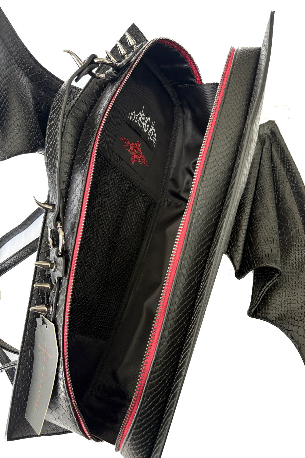 Ankh Coffin Batwing Bag [Snakeskin]