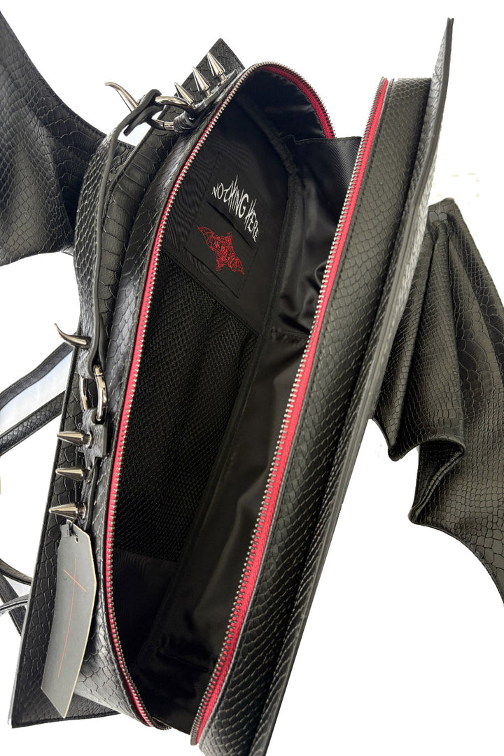 Ankh Coffin Batwing Bag [Snakeskin]