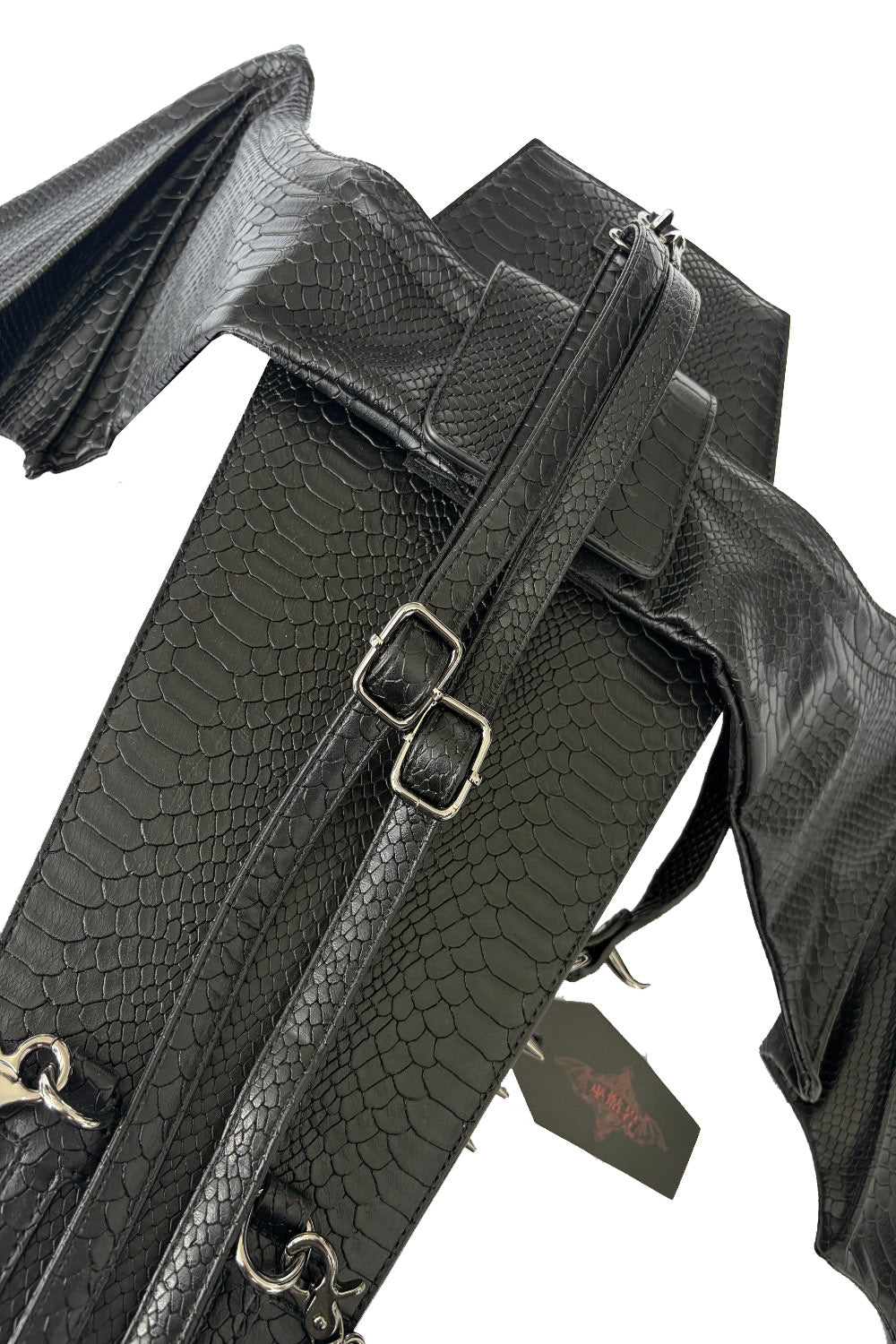 Ankh Coffin Batwing Bag [Snakeskin]