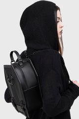 buckled crescent moon coffin bag
