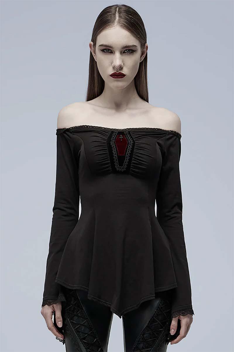 Coffin Creature Top - womens tops - VampireFreaks - Punk Rave