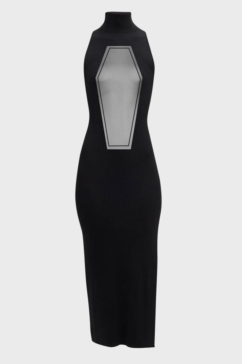 gothic bodycon dress by western evil