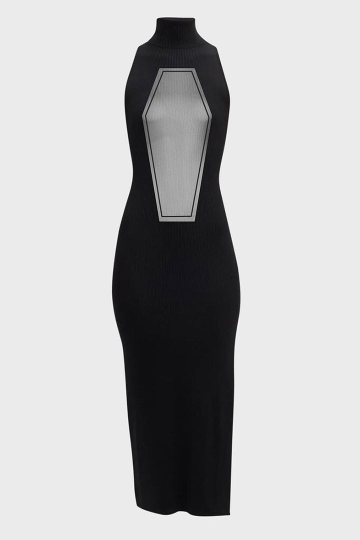 gothic bodycon dress by western evil