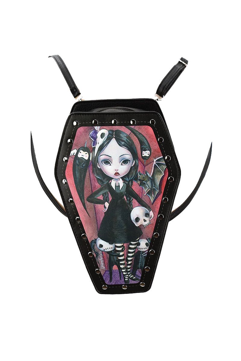 Coffin Girl Mini Backpack - bags & wallets - VampireFreaks - Comeco Inc