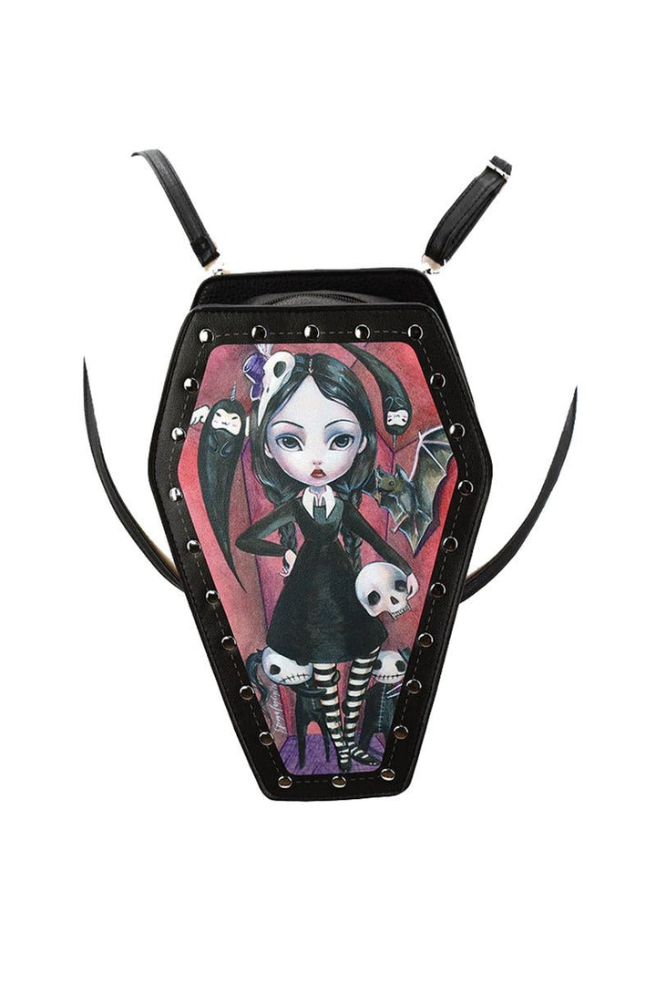 Coffin Girl Mini Backpack - bags & wallets - VampireFreaks - Comeco Inc