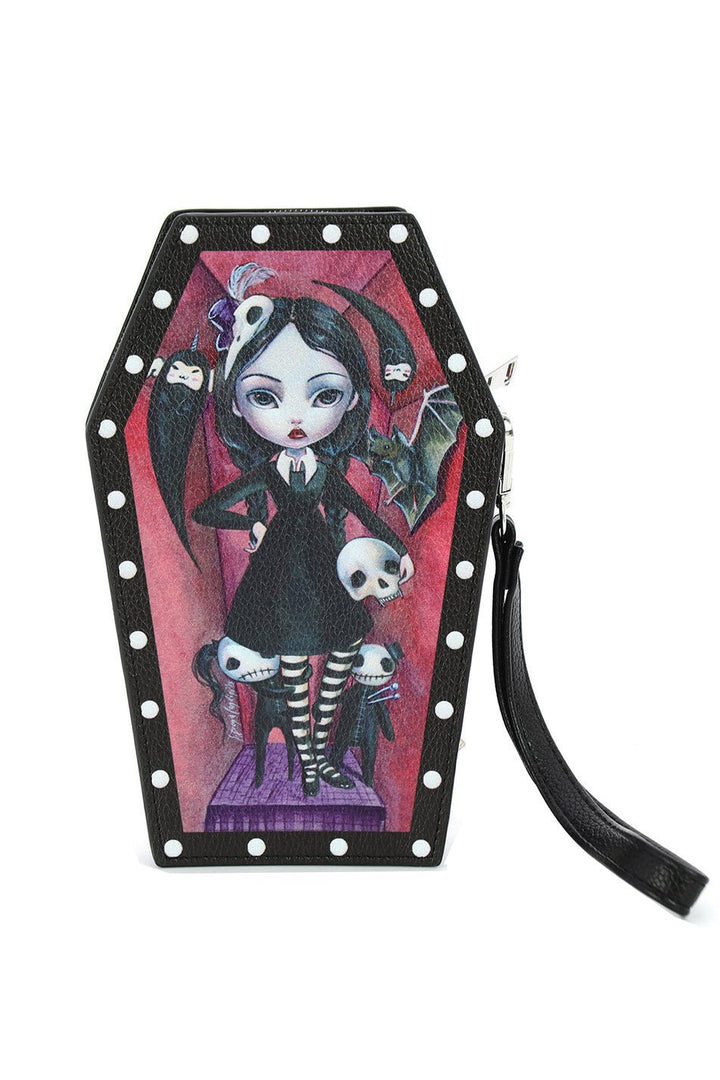 Coffin Girl Wallet Wristlet - bags & wallets - VampireFreaks - Comeco Inc