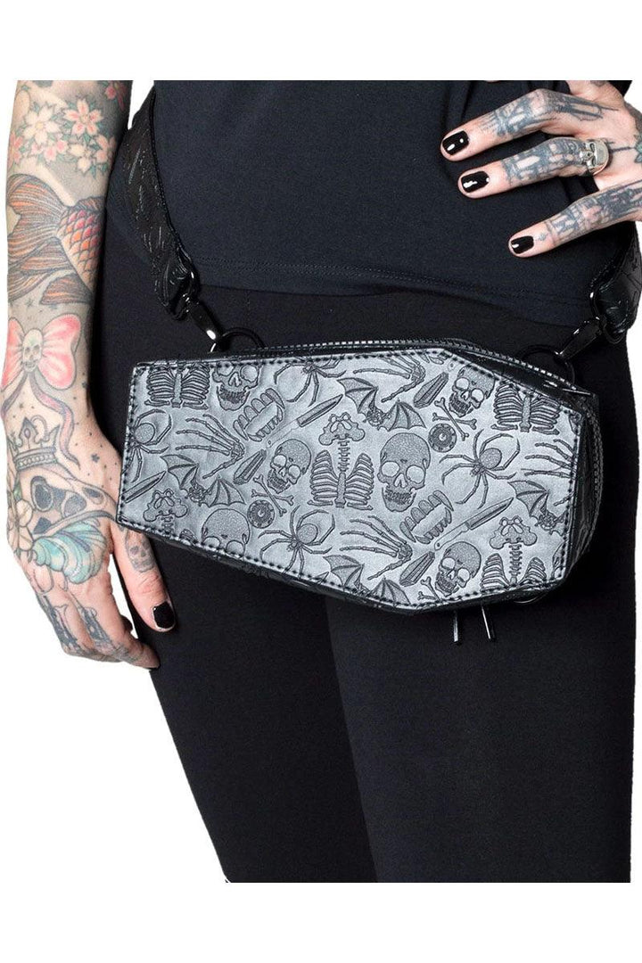 Coffin Hip Pouch - bags & wallets - VampireFreaks - Kreepsville