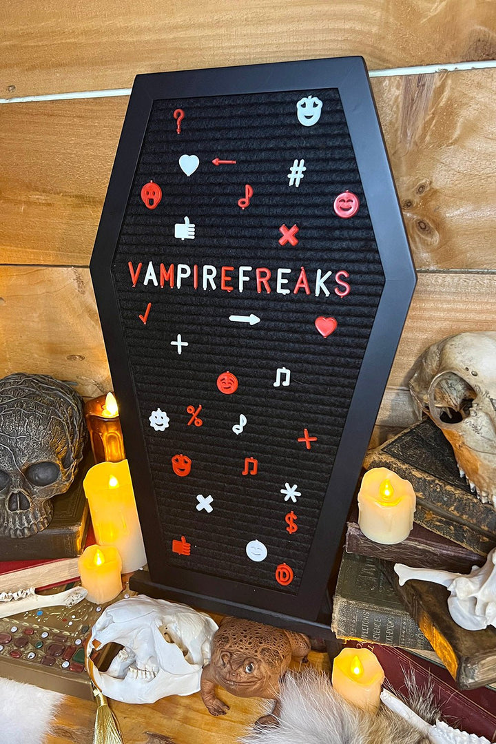 Coffin Letter Board - housewares - VampireFreaks - VampireFreaks