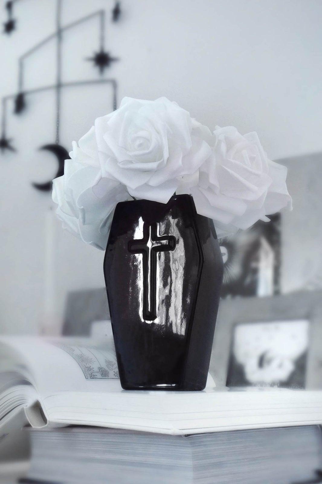 Coffin Medium Vase - housewares - VampireFreaks - Killstar