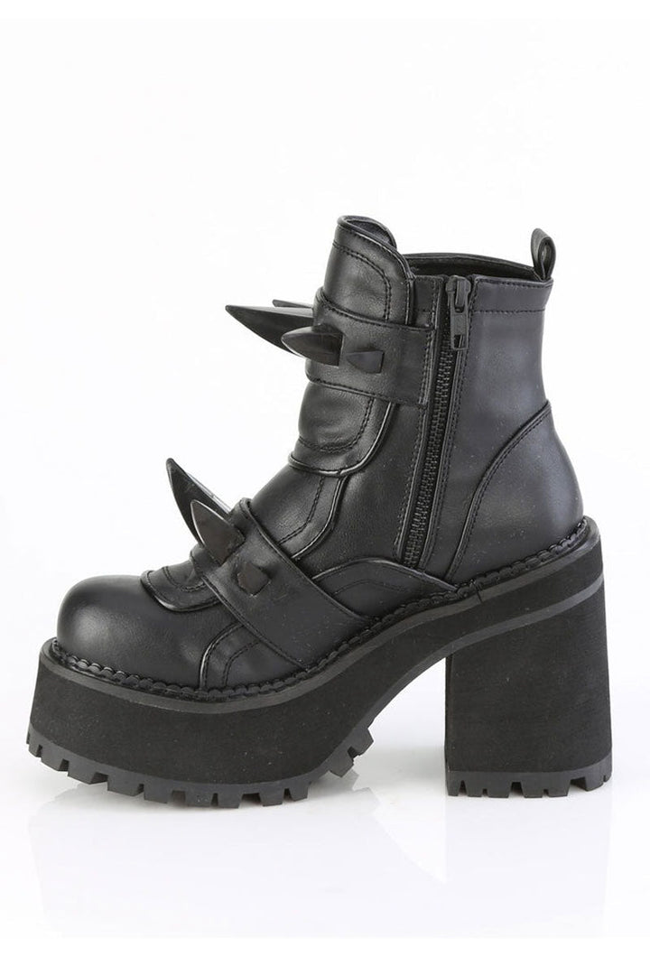 Coffin Nails Ankle Boots [ASST72/BVL] - womens shoes - VampireFreaks - Demonia