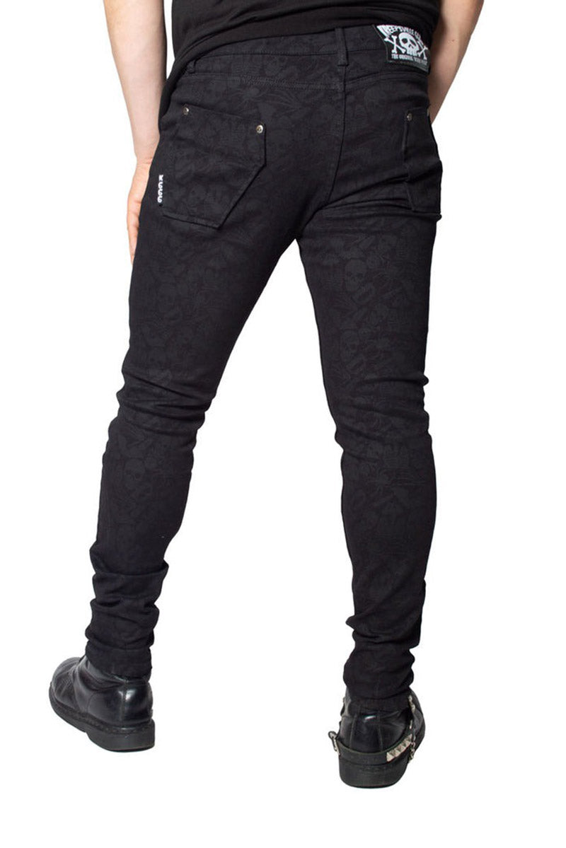 casual gothic jeans for men