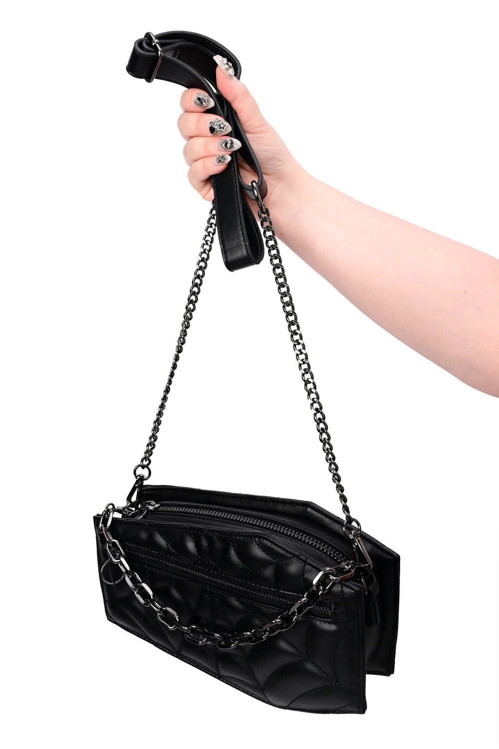 coffin shoulder bag