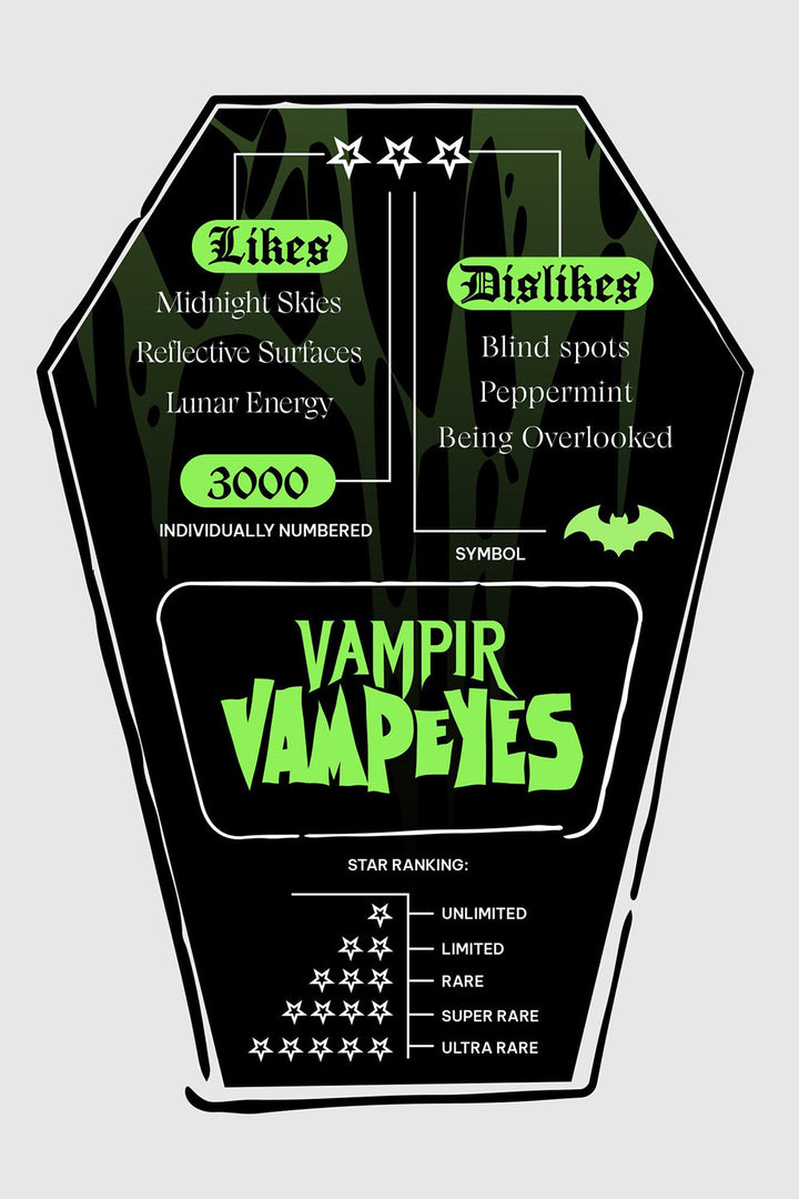 coffin tag for killstar kreepture plushie toys 