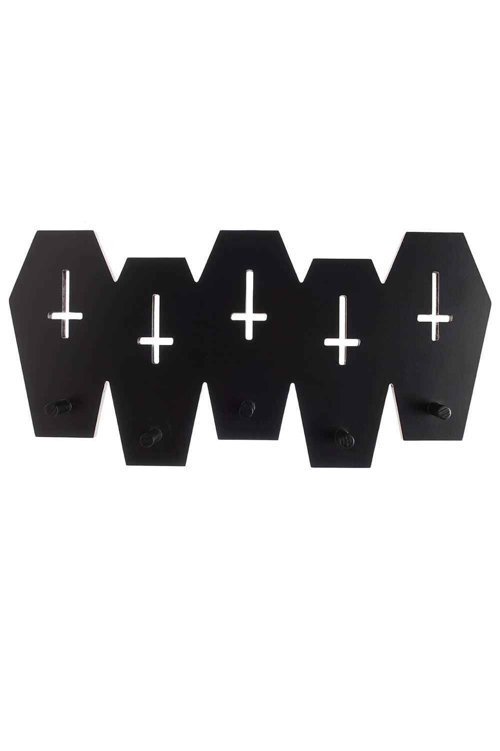 Coffins Wall Hook Rack - housewares - VampireFreaks - Sourpuss