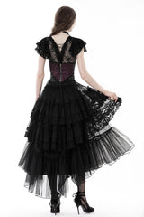 Cold Kiss Lace Crop Top - womens tops - VampireFreaks - Dark In Love
